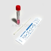 Sterile nasal swab test tube with nasal swabs 3ml sample transport tube