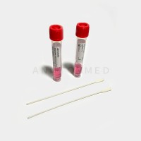 Sterile nasal swab test tube with nasal swabs 3ml sample transport tube